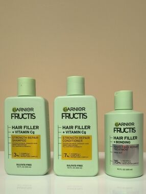 Garnier Fructis Hair Filler Set in Mint Green